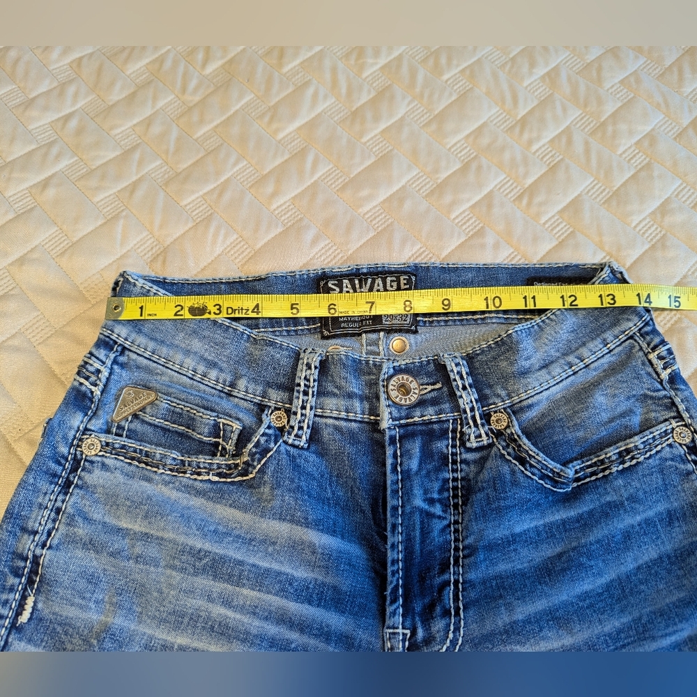 Salvage Supply Buckle Mayhem Boot Regular Fit Stretch Jean Sz. 29x32 - Picture 8 of 16